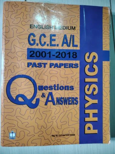 G.C.E A/L 2001-2018 past papers - English Medium