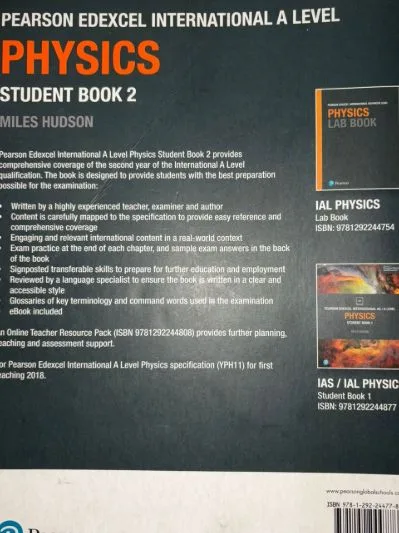pearson edexcel international A level: physics student book 2