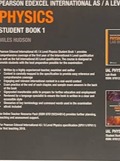 pearson edexcel international A level: physics student book 1 (as