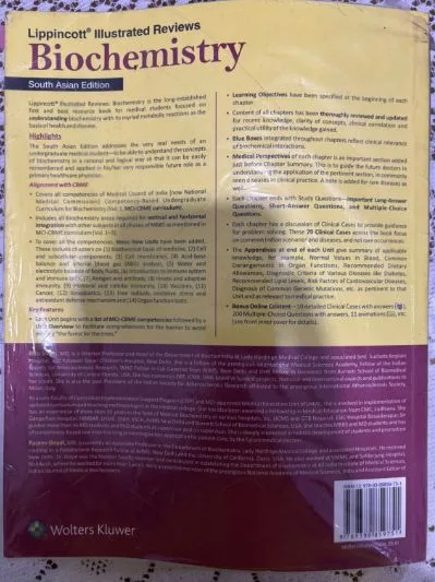 Lippincott Illustrated Reviews - Biochemistry: South Asian edition