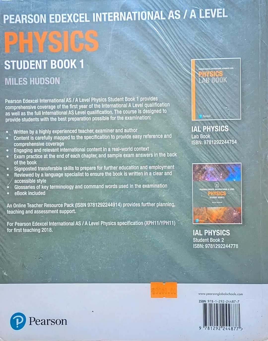 Pearson Edexcel International AS Level Physics Student Book