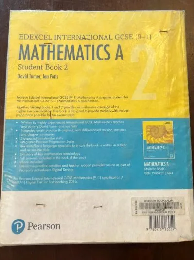 Edexcel International GCSE (9-1) Mathematics A Student Book 2: Mathematics A Book 2
