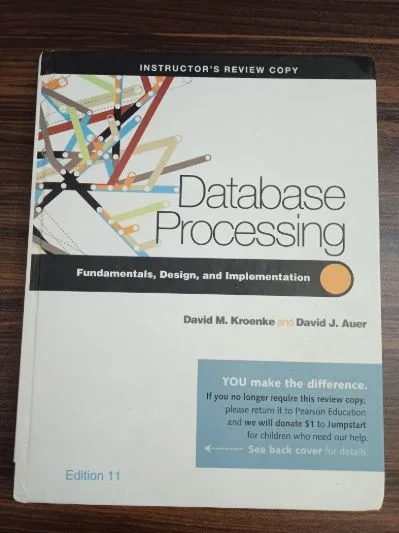 Instructor's Review Copy - Database Processing (Fundamentals, Design, and Implementation)