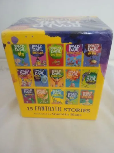 Roald Dahl Collection 15 Fantastic Stories Box Set Including Boy, The BFG, Matilda and Charlie and the Chocolate Factory
